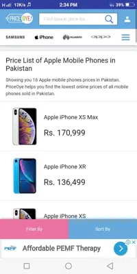 PriceOye Mobile Prices Pakistan android App screenshot 1